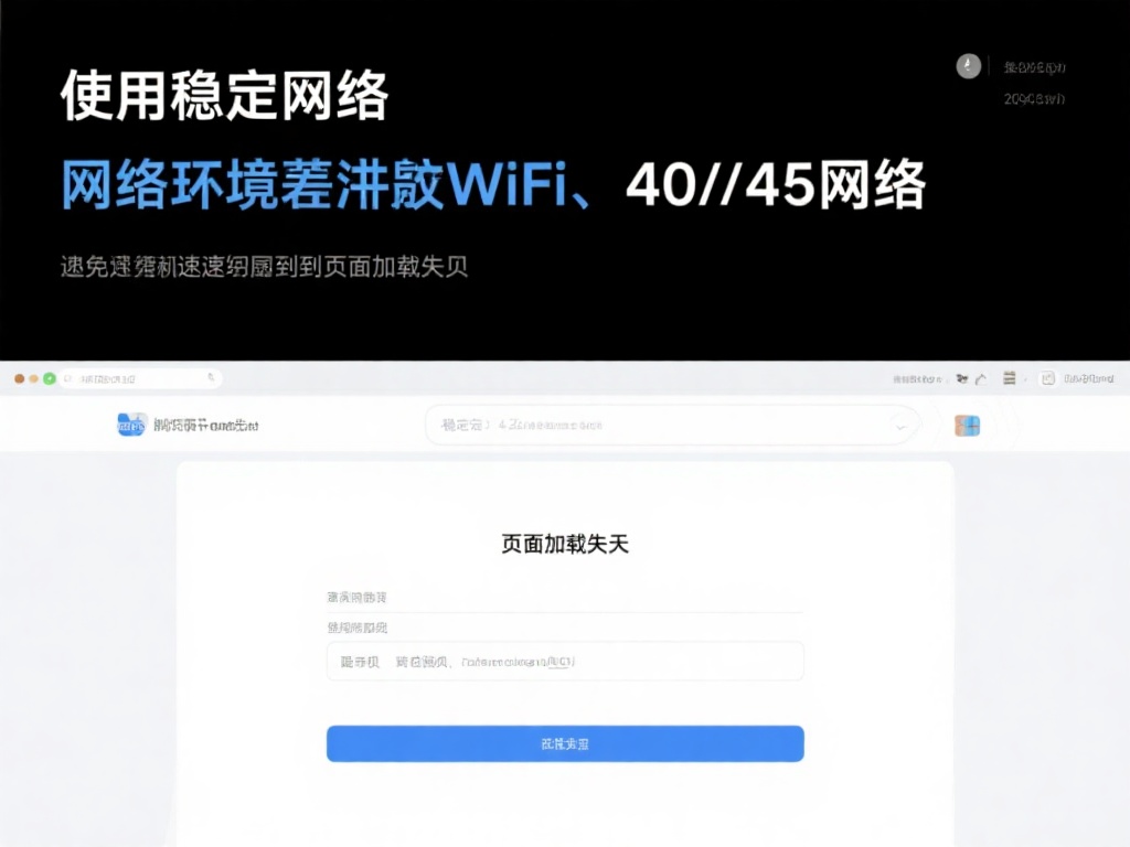使用稳定网络：网络环境直接影响访问速度，建议选择稳