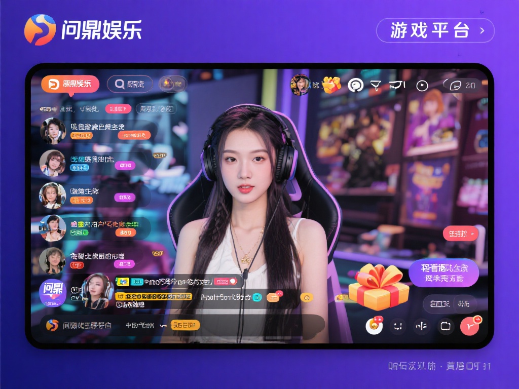 除了游戏，平台的直播内容也是其一大特色。问鼎娱乐汇